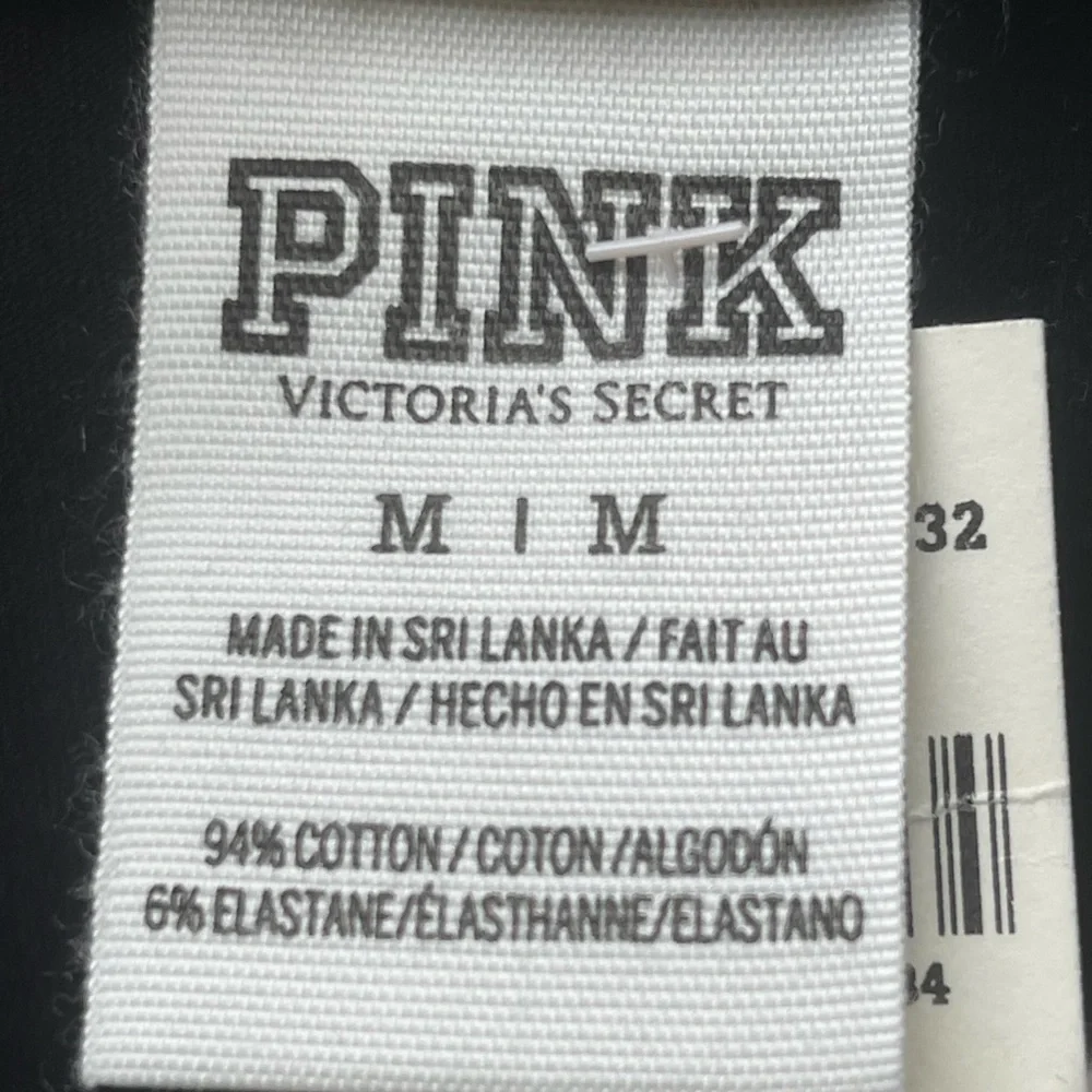 PINK Victoria's Secret Black and Cream Tribal A-Line Skirt Size M
